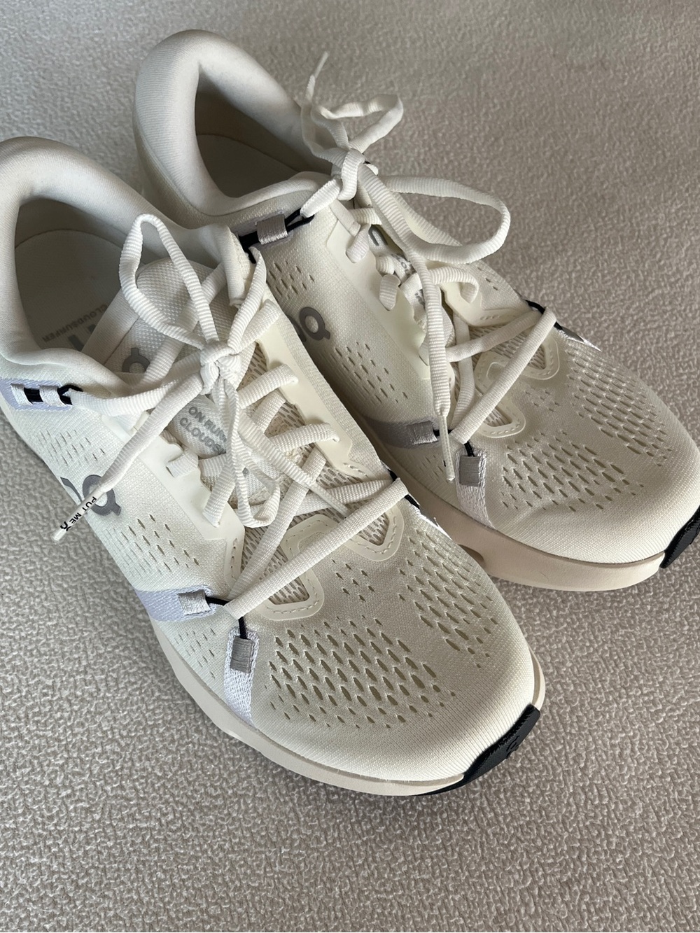 On Cloud White Running Sneakers, 8
